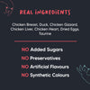 Meowsi by HUFT Chicken Breast with Duck Mousse Cat Wet Food, 80 gm, grain-free, with vitamins and minerals.