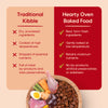 Hearty Turkey, Fish & Chicken Grain-Free Oven-Baked Dog Food, 2 kg, suitable for all breeds, by Heads Up for Tails.
