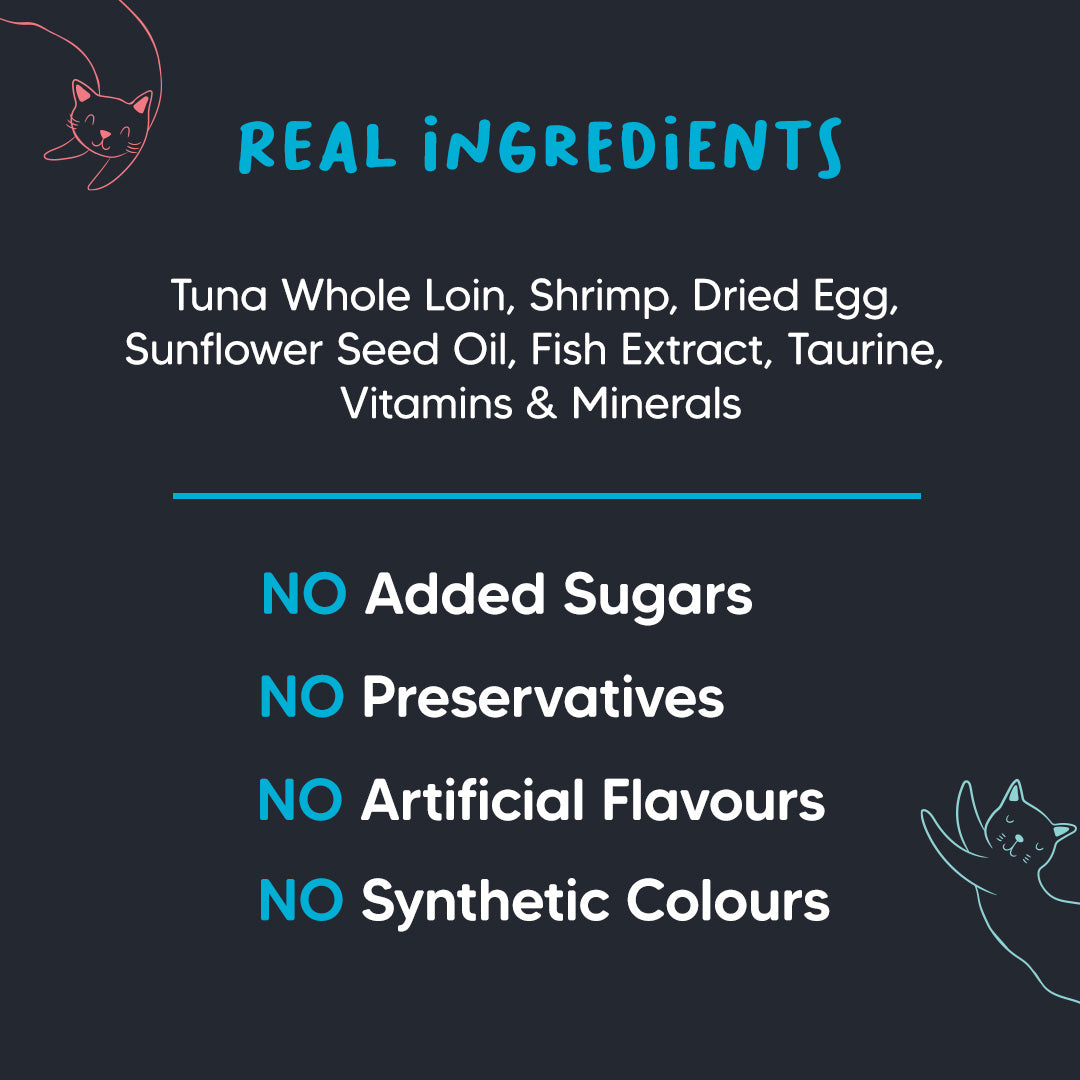 Meowsi by HUFT Tuna & Shrimp Mousse Canned Cat Wet Food - 80 gm - Heads Up For Tails