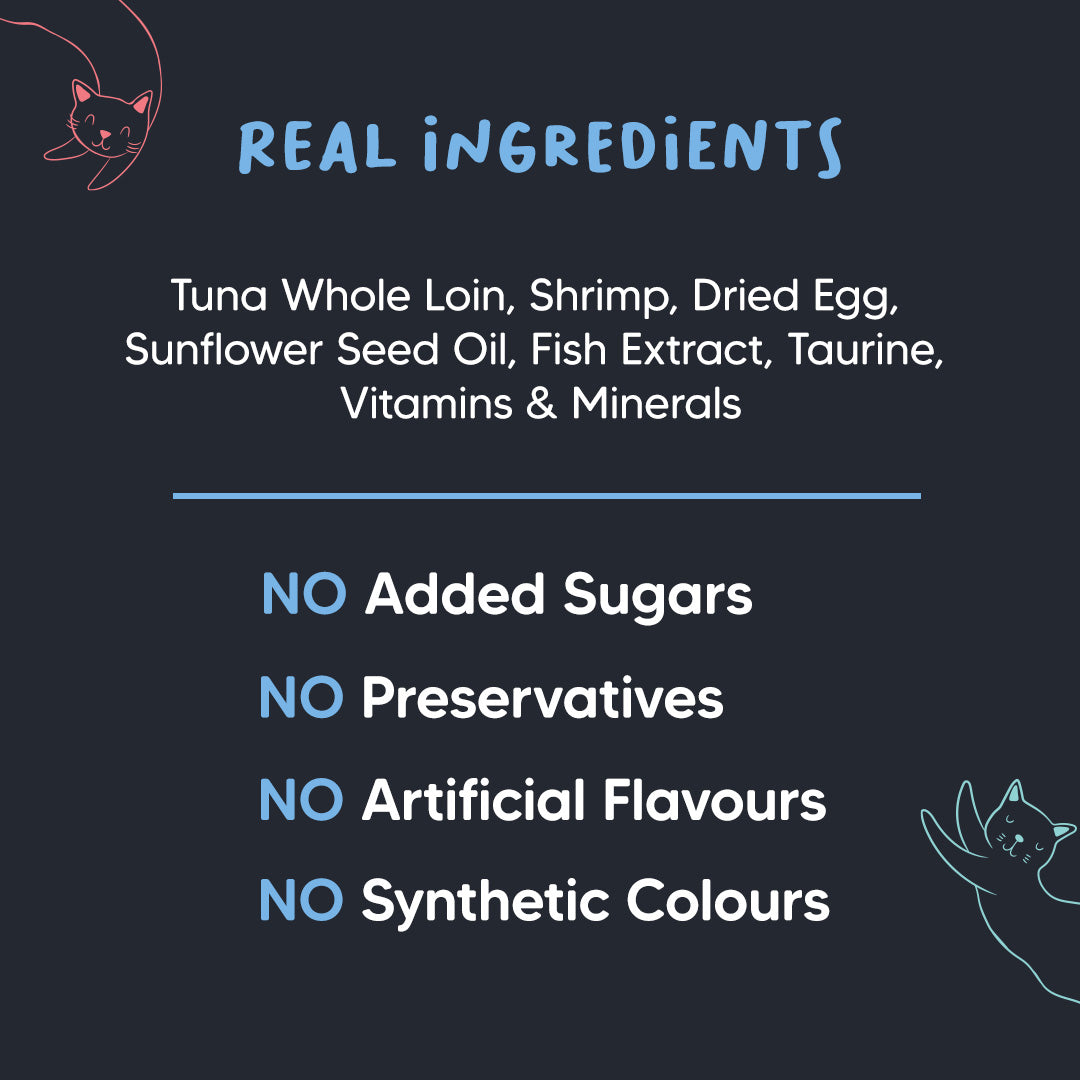 Meowsi by HUFT Tuna & Shrimp Mousse Cat Wet Food - 80 gm - Heads Up For Tails