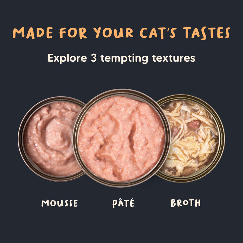 Meowsi by HUFT Chicken Breast pâté Canned Cat Wet Food, 80 gm, with vitamins and minerals, grain-free formula.