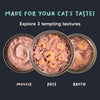 Meowsi by HUFT Tuna & Shrimp Pâté Canned Cat Wet Food, 80 gm, with vitamins and minerals, grain-free formula.
