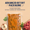 Sara's Wholesome Grain-Free Lamb and Apple Dog Food, 7 x 300g pack, made with 50% meat and 50% fruits and vegetables.