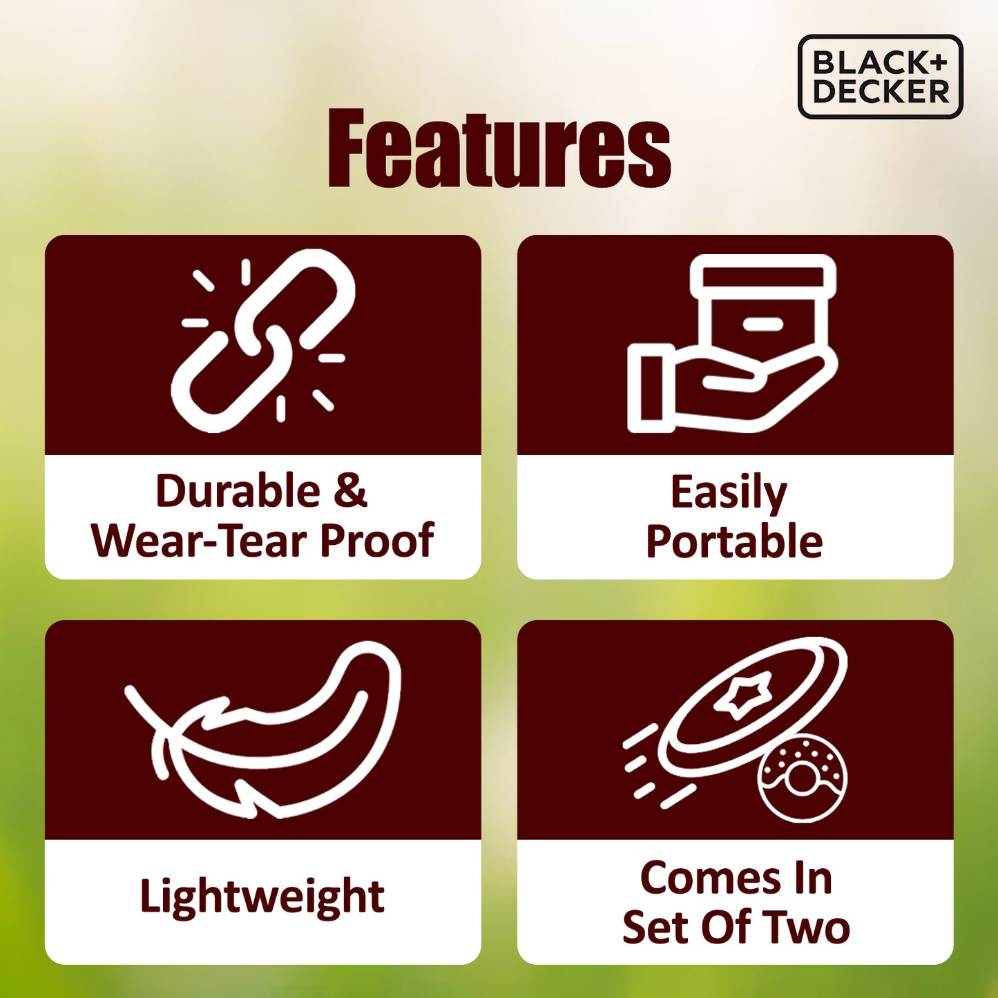 Black+Decker Flying Disk With Light Ball Fetch Toy For Dogs - Grey - Heads Up For Tails