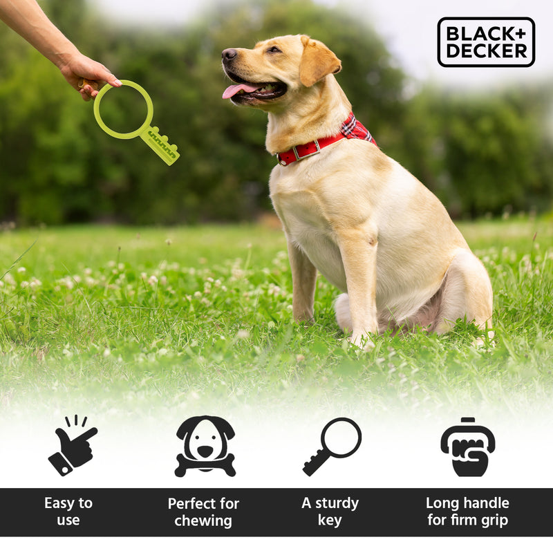 Black+Decker Key Tug, Float Fetch Toy For Dogs - Heads Up For Tails
