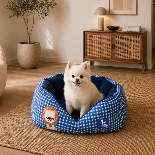 HUFT Purrfect Perch Bed For Cat & Puppy - Blue