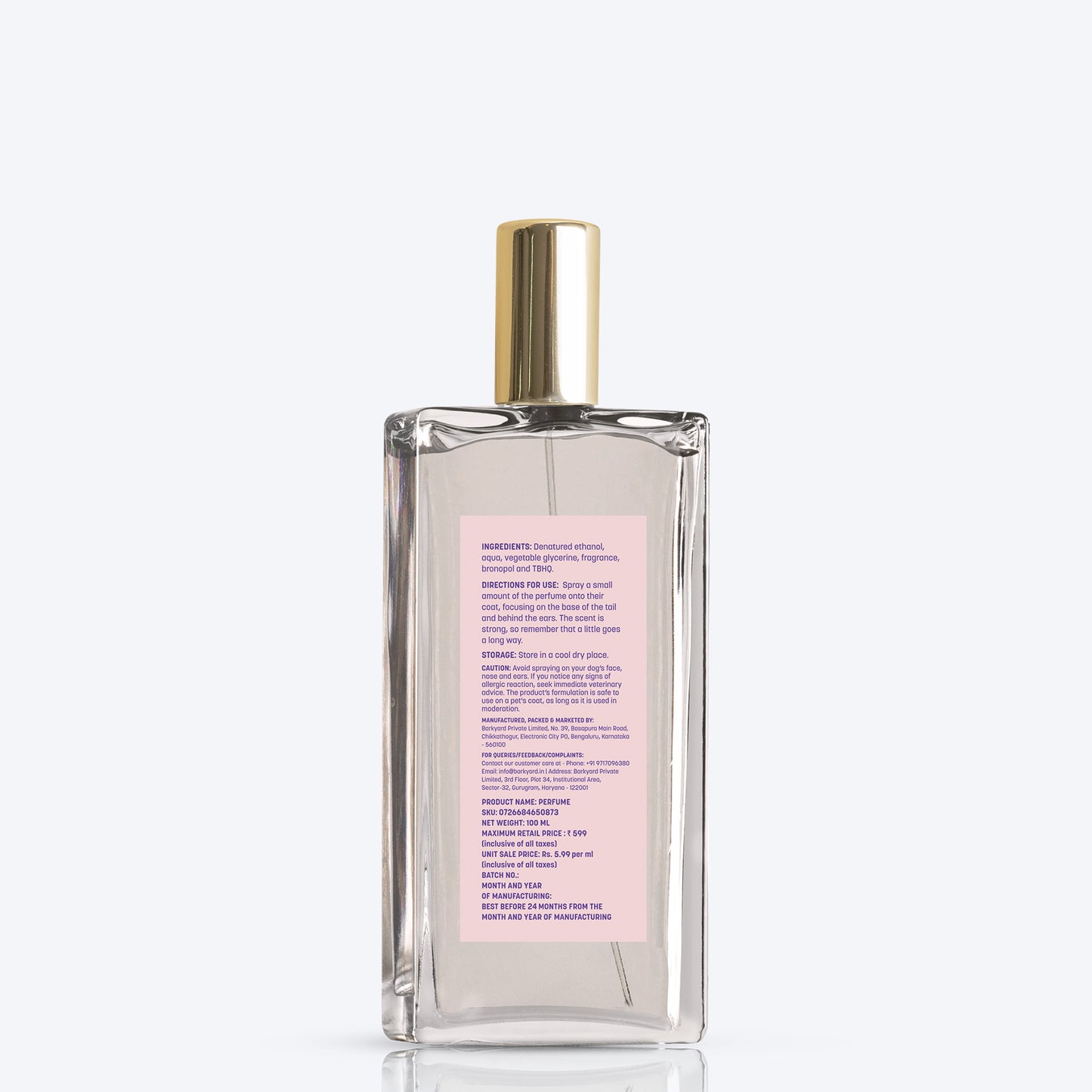 HUFT Barking Bloom Dog Perfume (Over 12 Weeks) - 100 ml - Heads Up For Tails