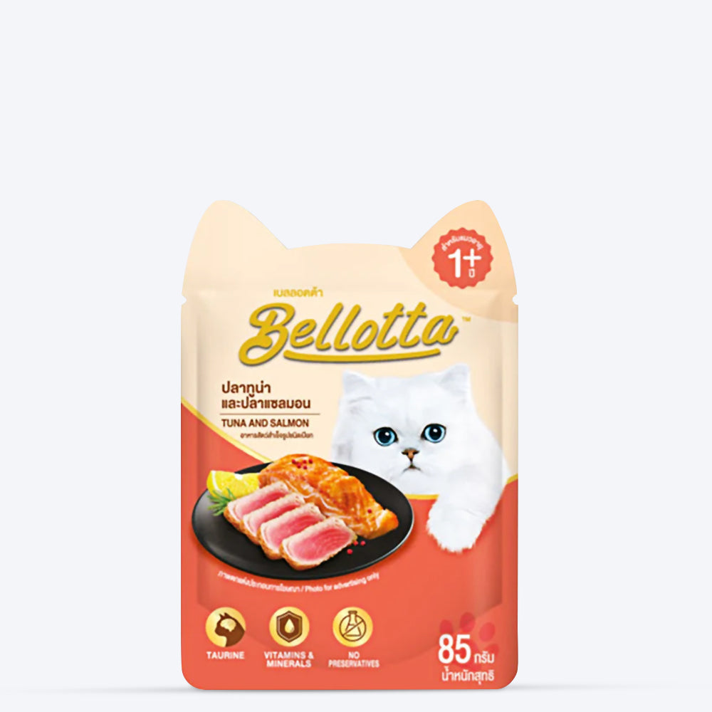Bellotta Tuna & Salmon Wet Cat Food - 85 g packs_01