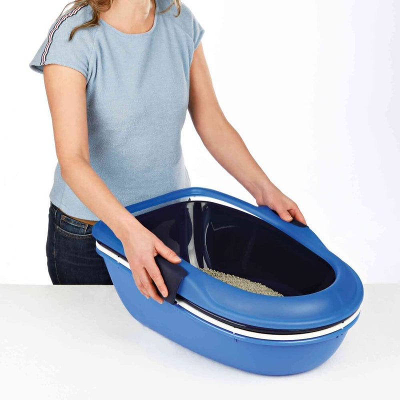 Trixie Berto Cat Litter Tray - 23 x 15 x 8 inch - Heads Up For Tails
