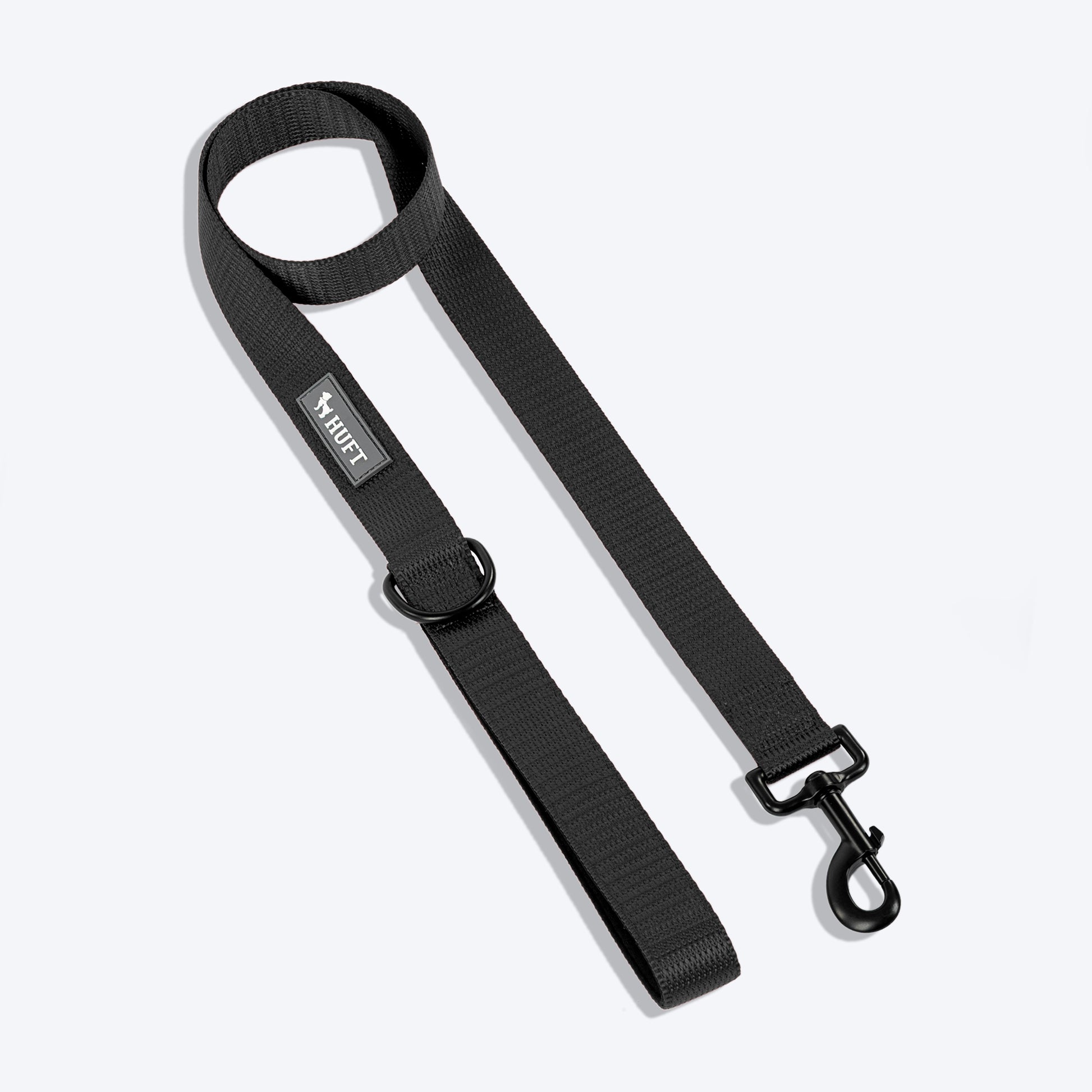 HUFT Classic Leash For Dog - Coal Black - Heads Up For Tails