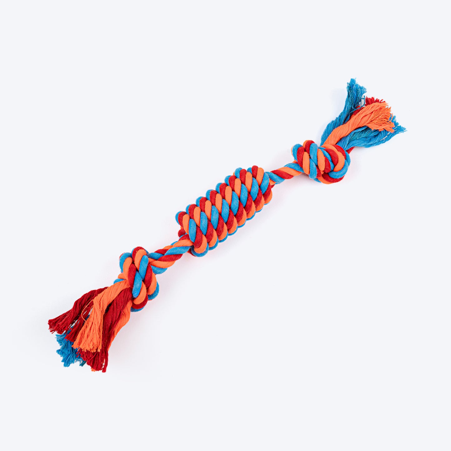 HUFT Tuggables Rope Toy For Dog - Blue & Orange - Heads Up For Tails