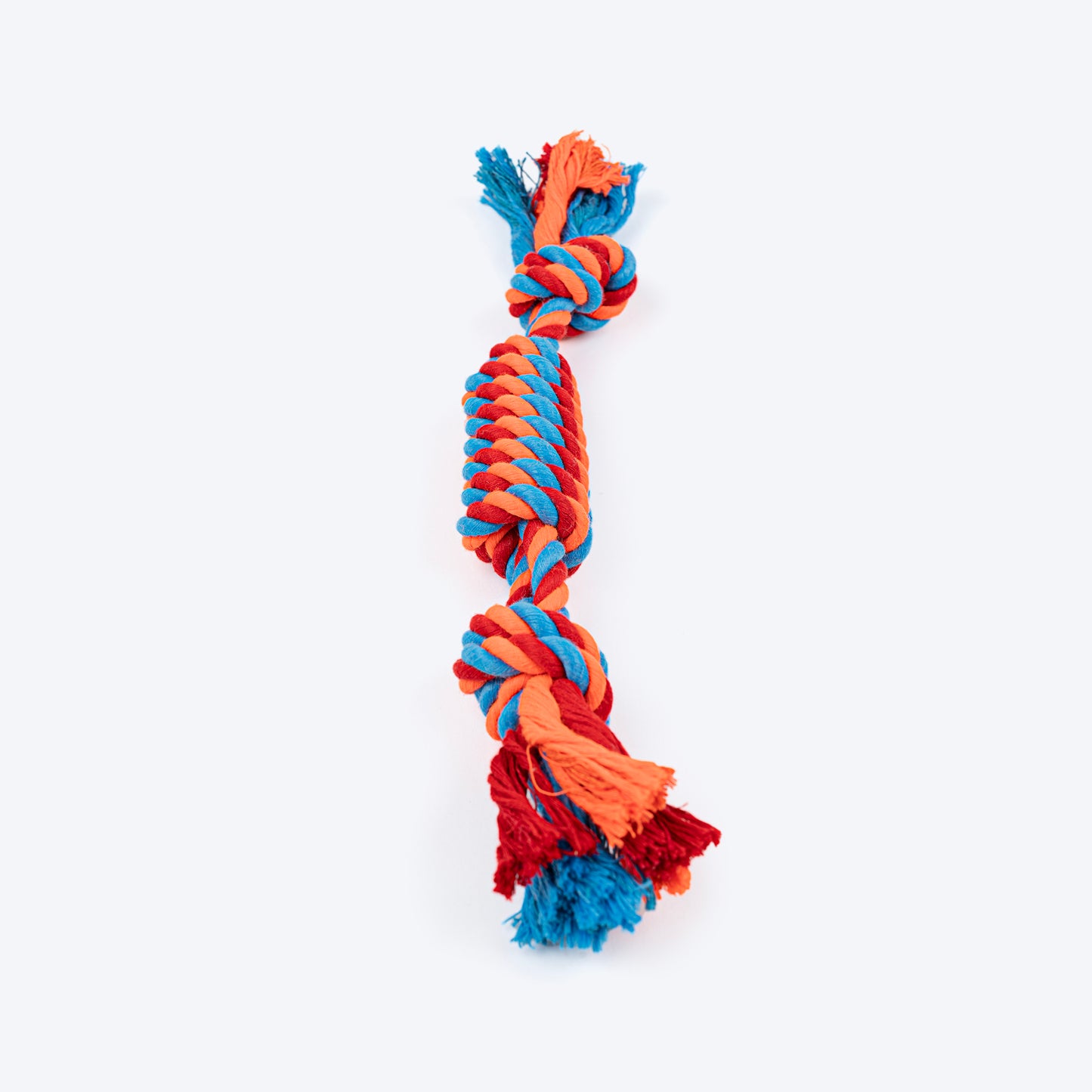 HUFT Tuggables Rope Toy For Dog - Blue & Orange - Heads Up For Tails