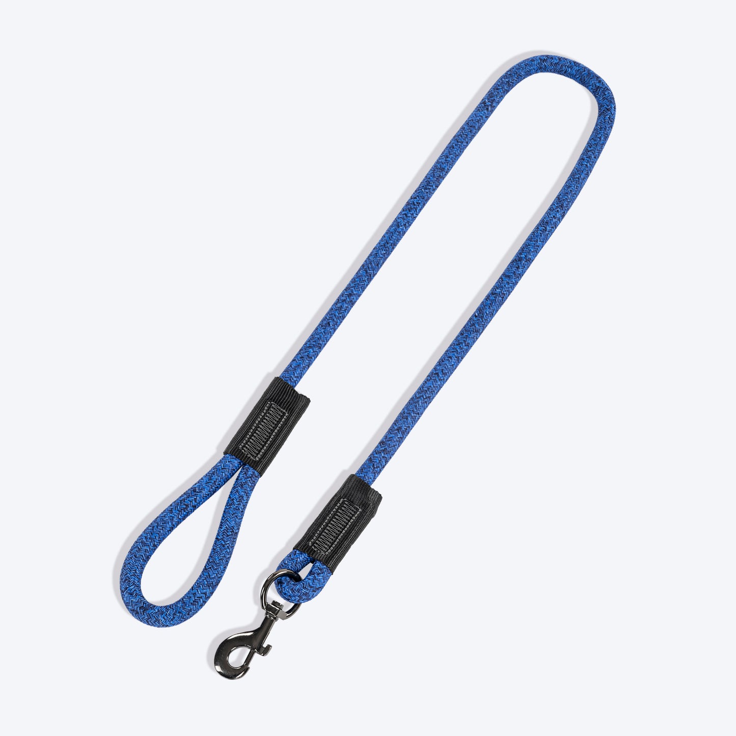 TLC Basic Melange Rope Leash For Dog - Blue - Heads Up For Tails