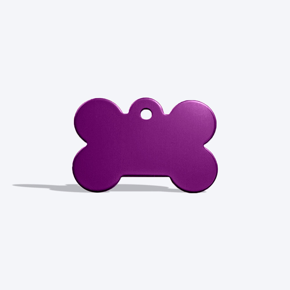 HUFT Personalised Dog Name Tag - Bone - 0.7 x 1.3 inch_09
