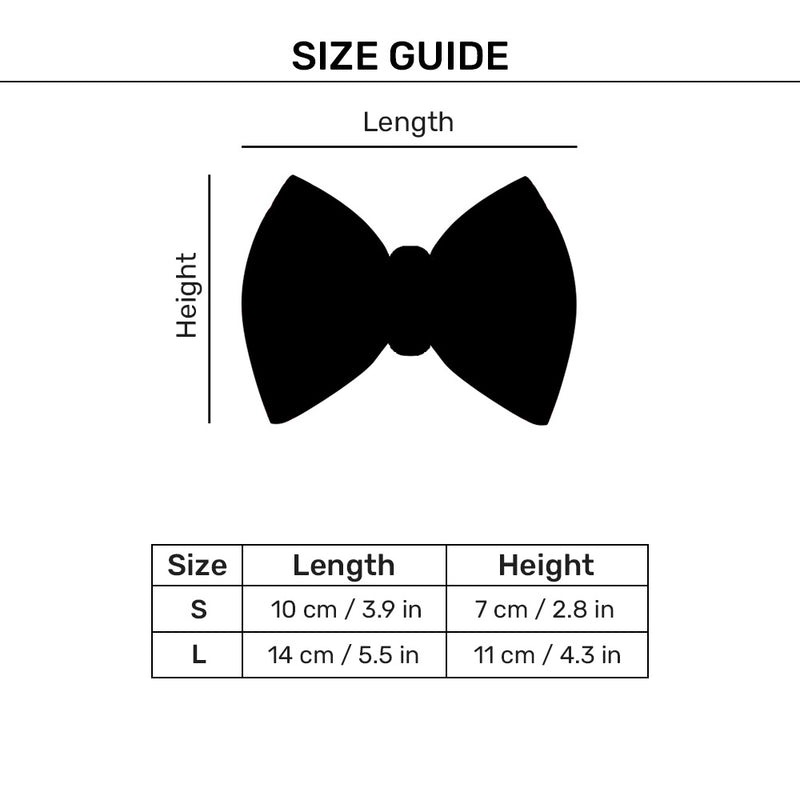 HUFT Noori Bow Tie For Dog - Blue - Heads Up For Tails