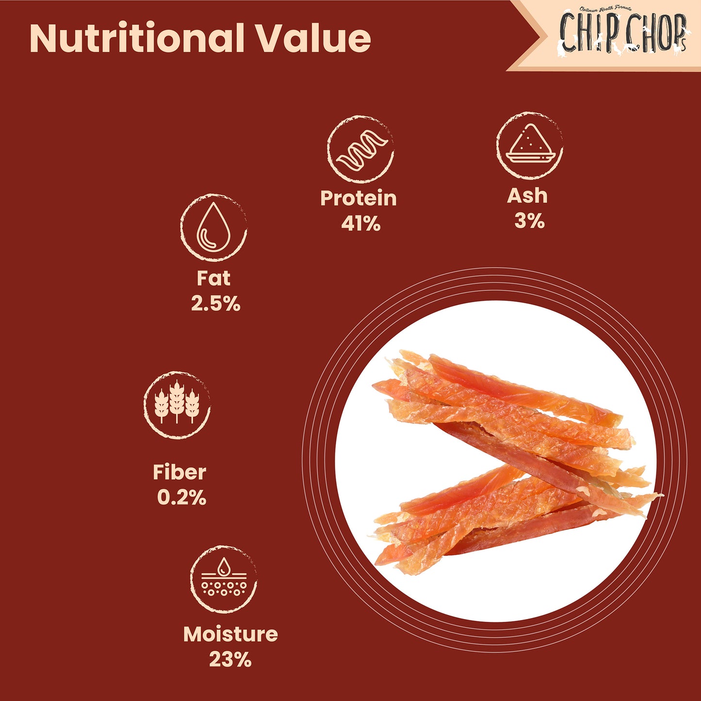 Chip Chops Dog Treats - Chicken Tenders - Heads Up For Tails