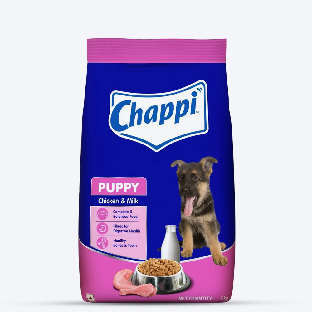 Chappi Chicken & Milk Dry Puppy Food - Heads Up For Tails