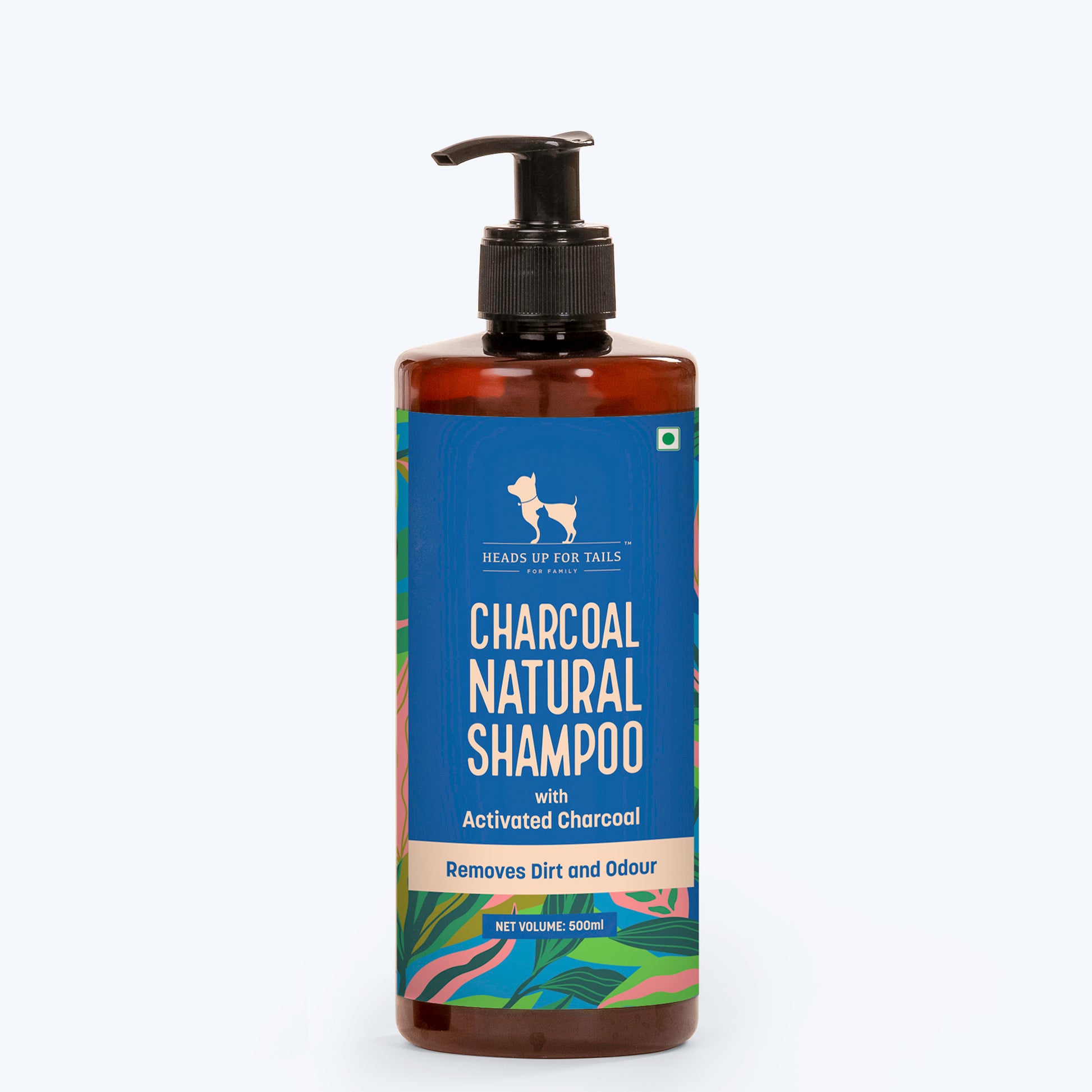 HUFT Natural Activated Charcoal Shampoo For Dogs - Heads Up For Tails