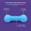 Dash Dog Softy Spiker Toy For Dog - Blue - Heads Up For Tails
