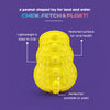 Dash Dog Mello-Yello Peanut Toy For Dog - Yellow - Heads Up For Tails