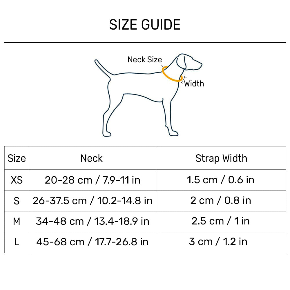 HUFT Comfort Plus Collar For Dog - Red - Heads Up For Tails