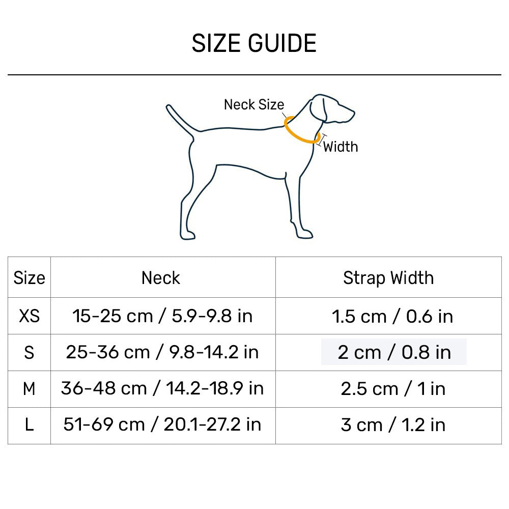 HUFT Berry Bliss Collar For Dog - Red