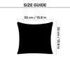 HUFT Whisker Love Printed Cushion For Pet Lovers - Beige & Black - Heads Up For Tails