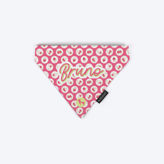 HUFT Rosy Dreams Personalised Dog Bandana - Pink - Heads Up For Tails