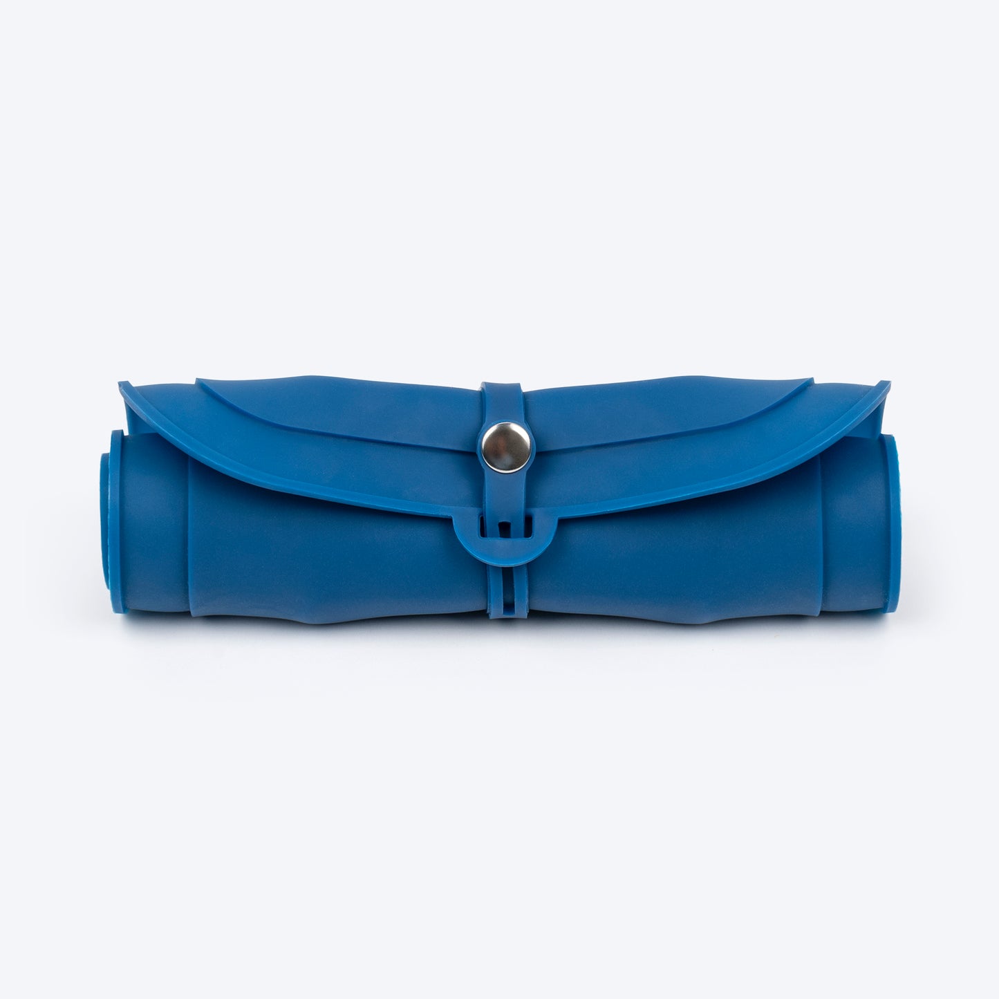 Dash Dog Travel Foldable Double Diner For Dog - Blue - Heads Up For Tails
