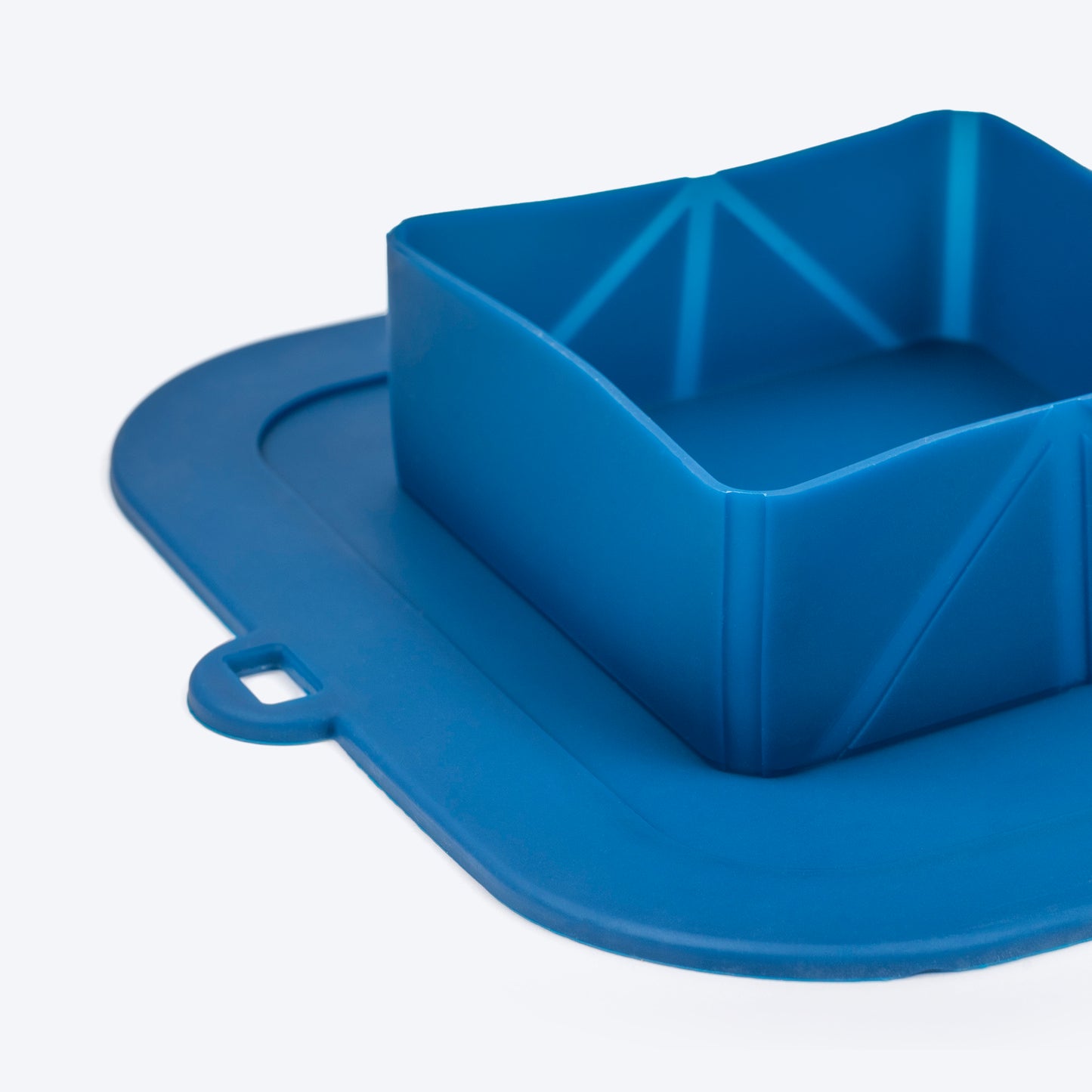 Dash Dog Travel Foldable Double Diner For Dog - Blue - Heads Up For Tails