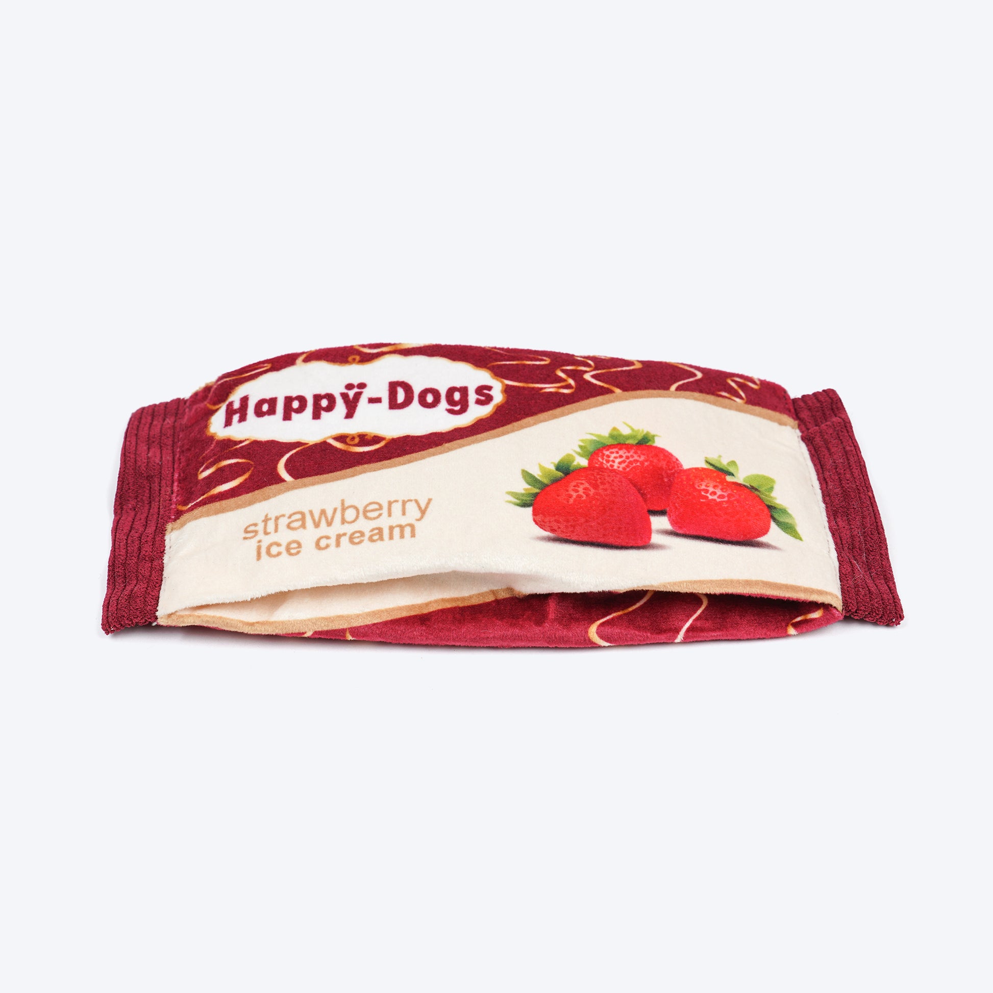 HUFT Berrylicious Crinkly Toy For Dog - Brown - Heads Up For Tails