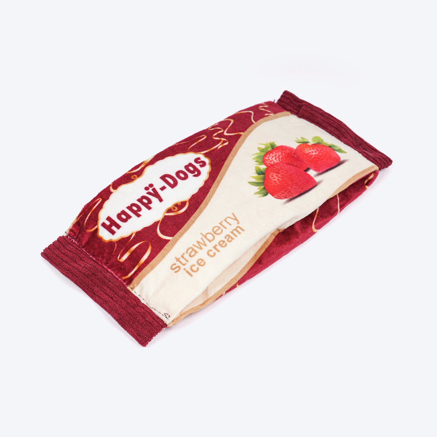 HUFT Berrylicious Crinkly Toy For Dog - Brown - Heads Up For Tails