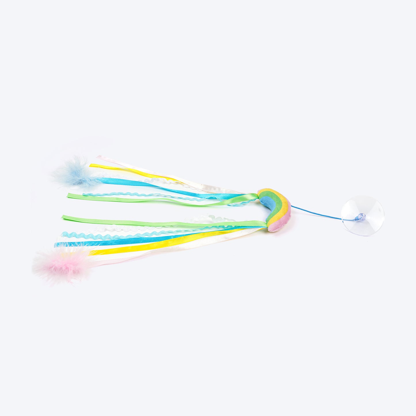 HUFT Dancing Rainbow Teaser Toy With Catnip For Cat - Multicolor - Heads Up For Tails