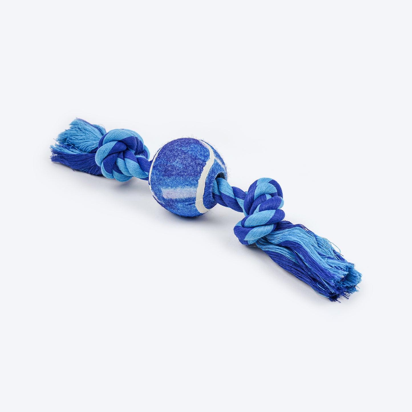 Dash Dog Toss & Tug Rope Toy For Dog - Navy Blue & Turquoise_03