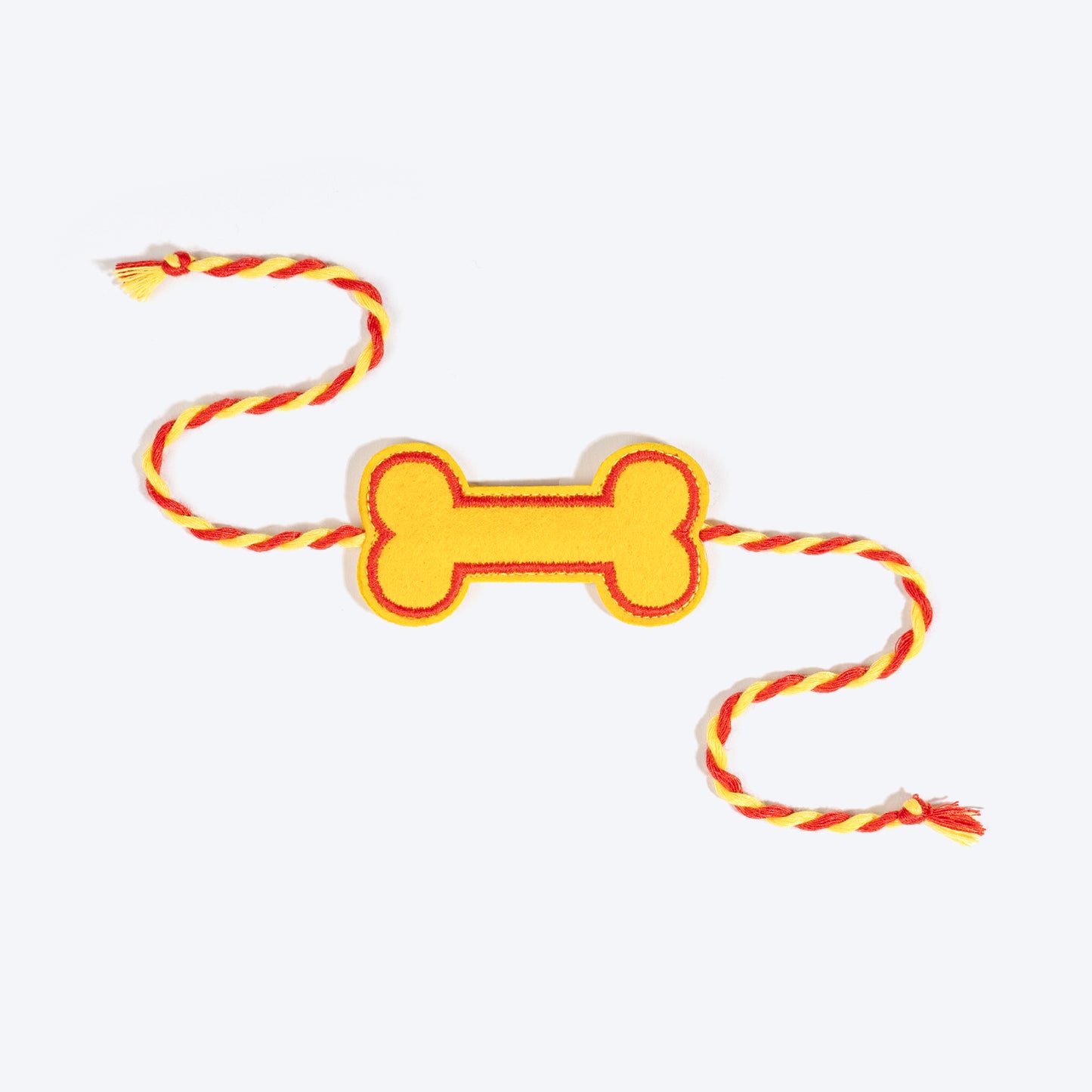 HUFT Furever Love Rakhi For Dog & Cat - Yellow - Heads Up For Tails