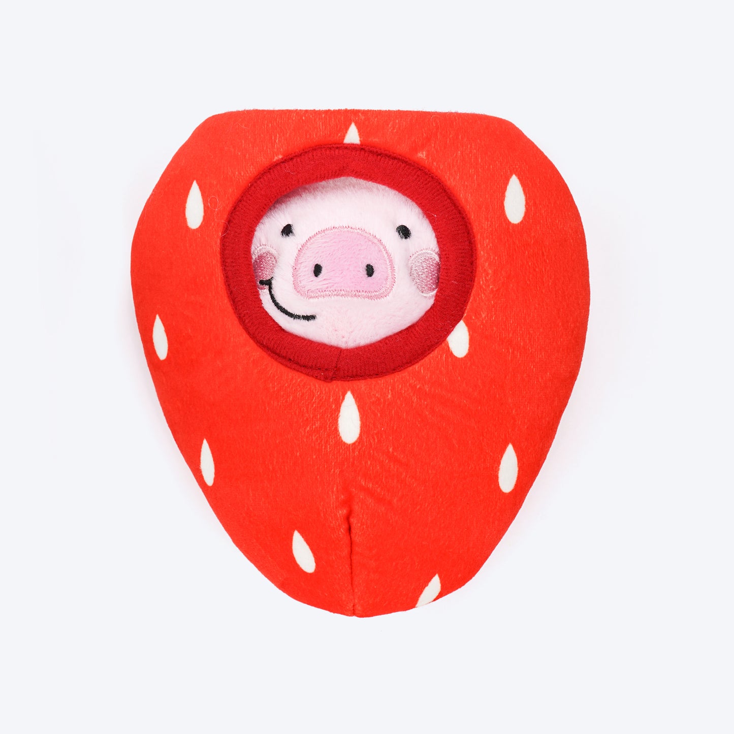 HUFT Boingy Piggy Crinkly Bungee Toy For Dog - Multicolor - Heads Up For Tails
