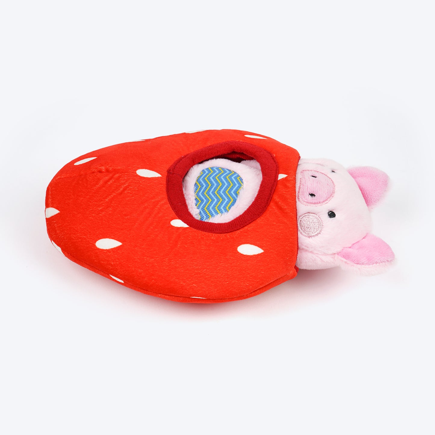 HUFT Boingy Piggy Crinkly Bungee Toy For Dog - Multicolor - Heads Up For Tails