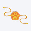 HUFT Paws Of Love Rakhi For Dog & Cat - Orange - Heads Up For Tails