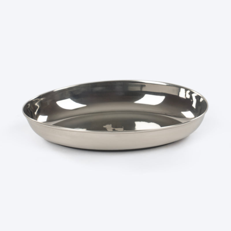 HUFT Meowlicious Classic Steel Bowl For Cat - Heads Up For Tails