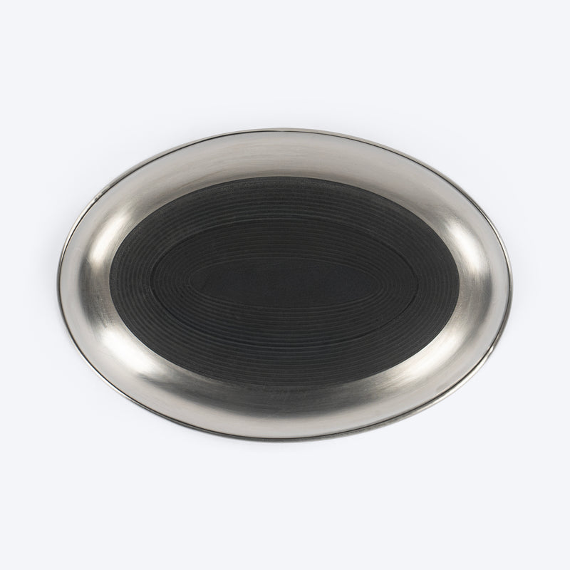 HUFT Meowlicious Classic Steel Bowl For Cat - Heads Up For Tails