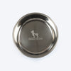 HUFT Tiny Tails Printed Steel Bowl For Puppy - Blue & Grey - Heads Up For Tails