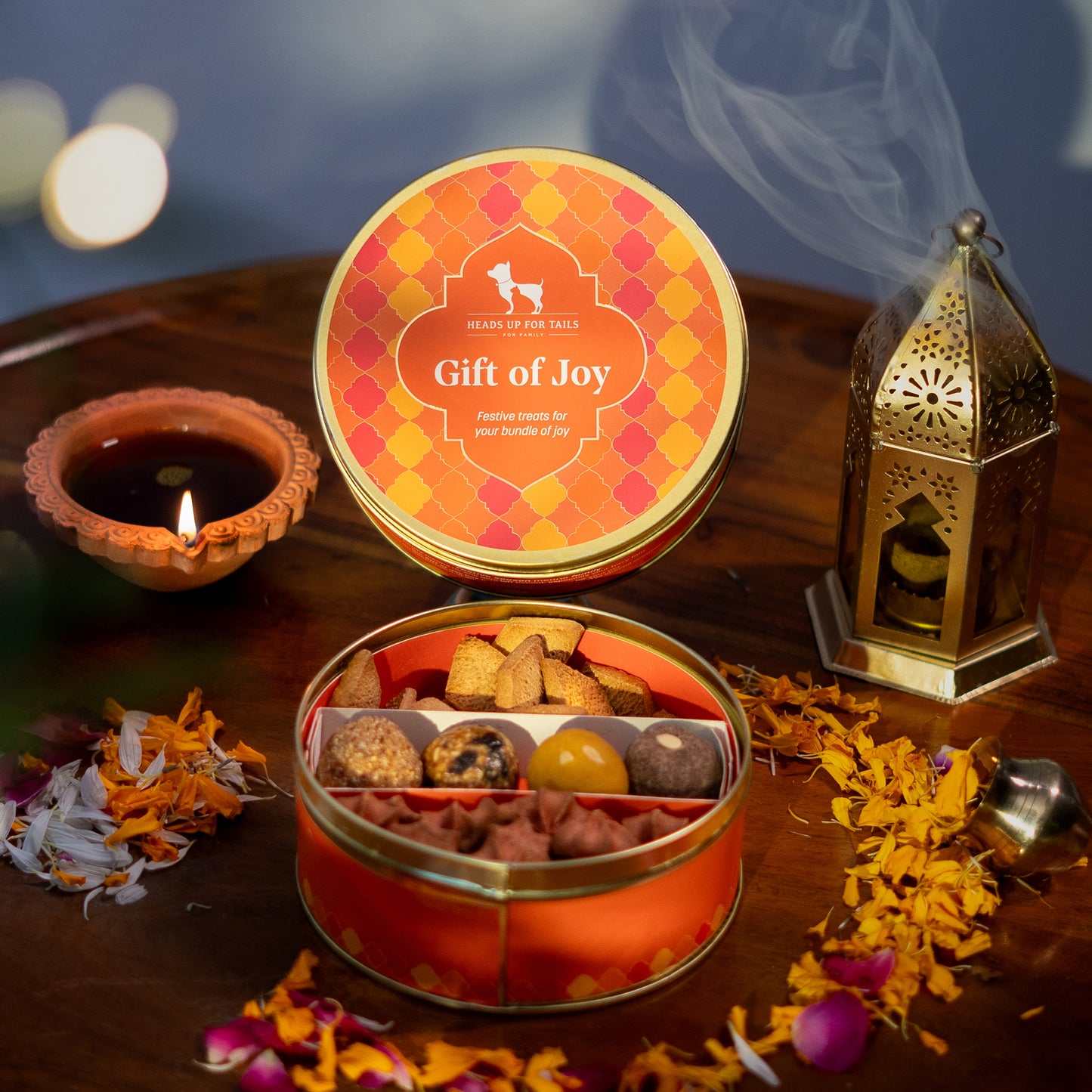 HUFT Diwali Gift of Joy Box For Dogs - Heads Up For Tails