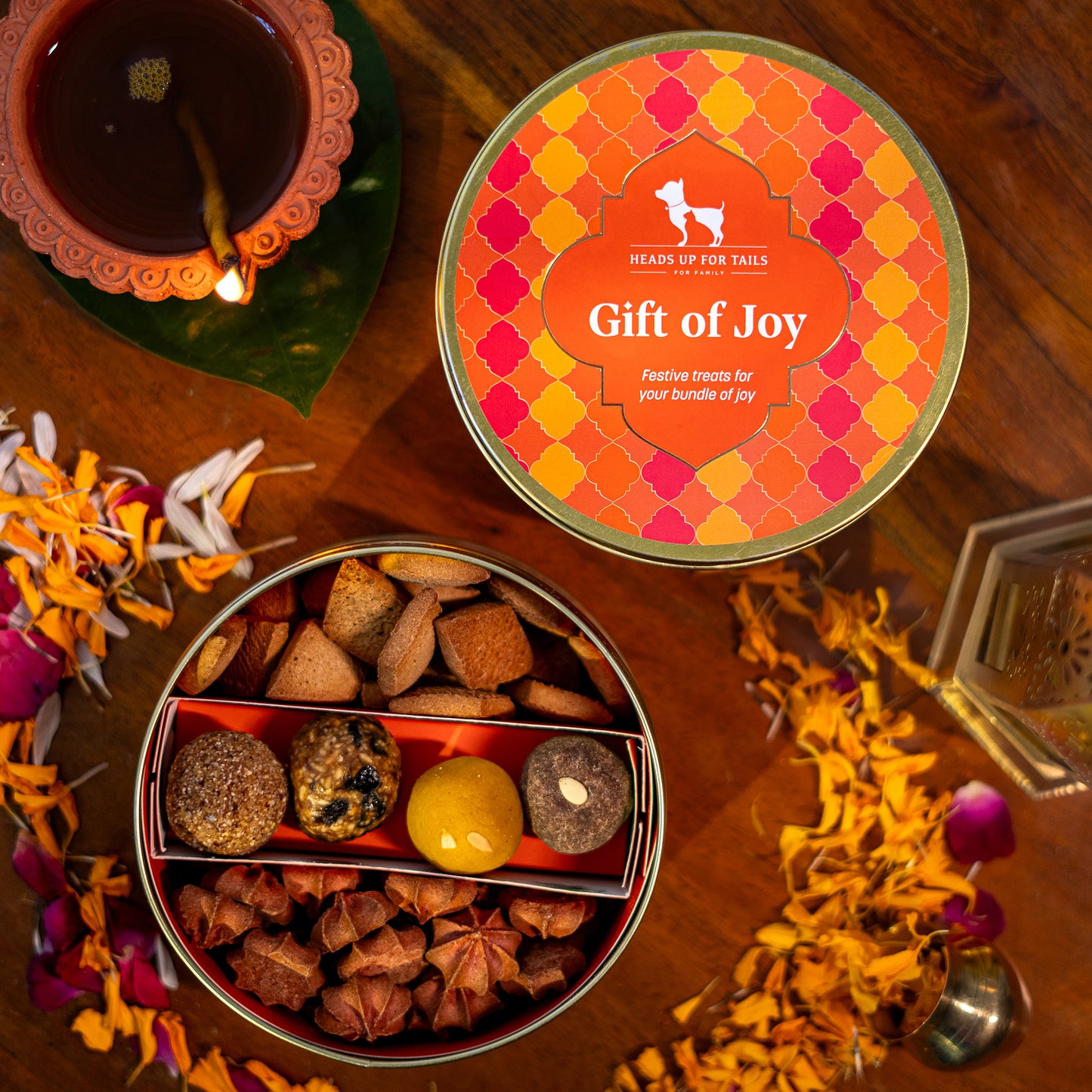 HUFT Diwali Gift of Joy Box For Dogs - Heads Up For Tails