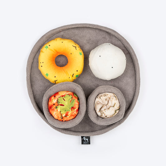 HUFT Naashta Noms Crinkly Dog Toy - Multicolor - Heads Up For Tails