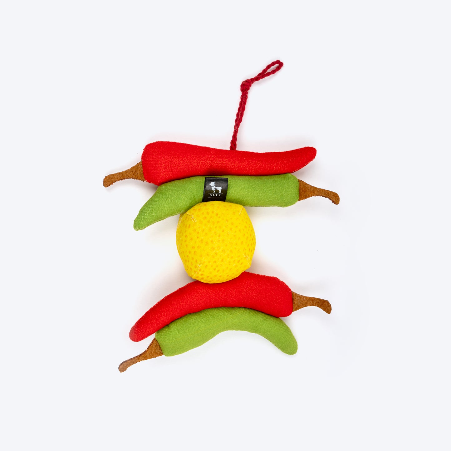 HUFT No-Nazar Crinkly Dog Toy - Multicolor - Heads Up For Tails