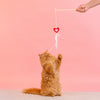 HUFT Love Heart Teaser Wand Toy For Cat - Multicolor - Heads Up For Tails