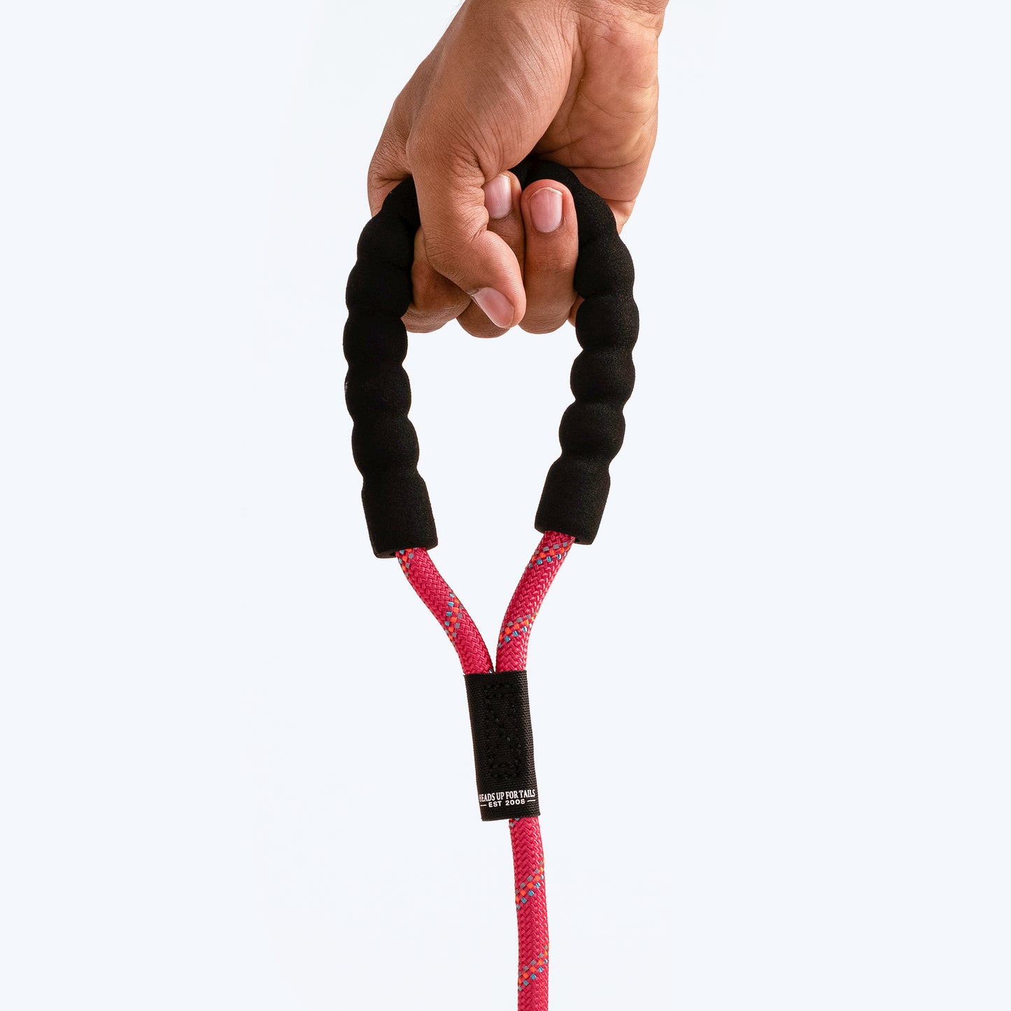 HUFT Rope Dog Leash With Carabiner - Magenta Pink_08