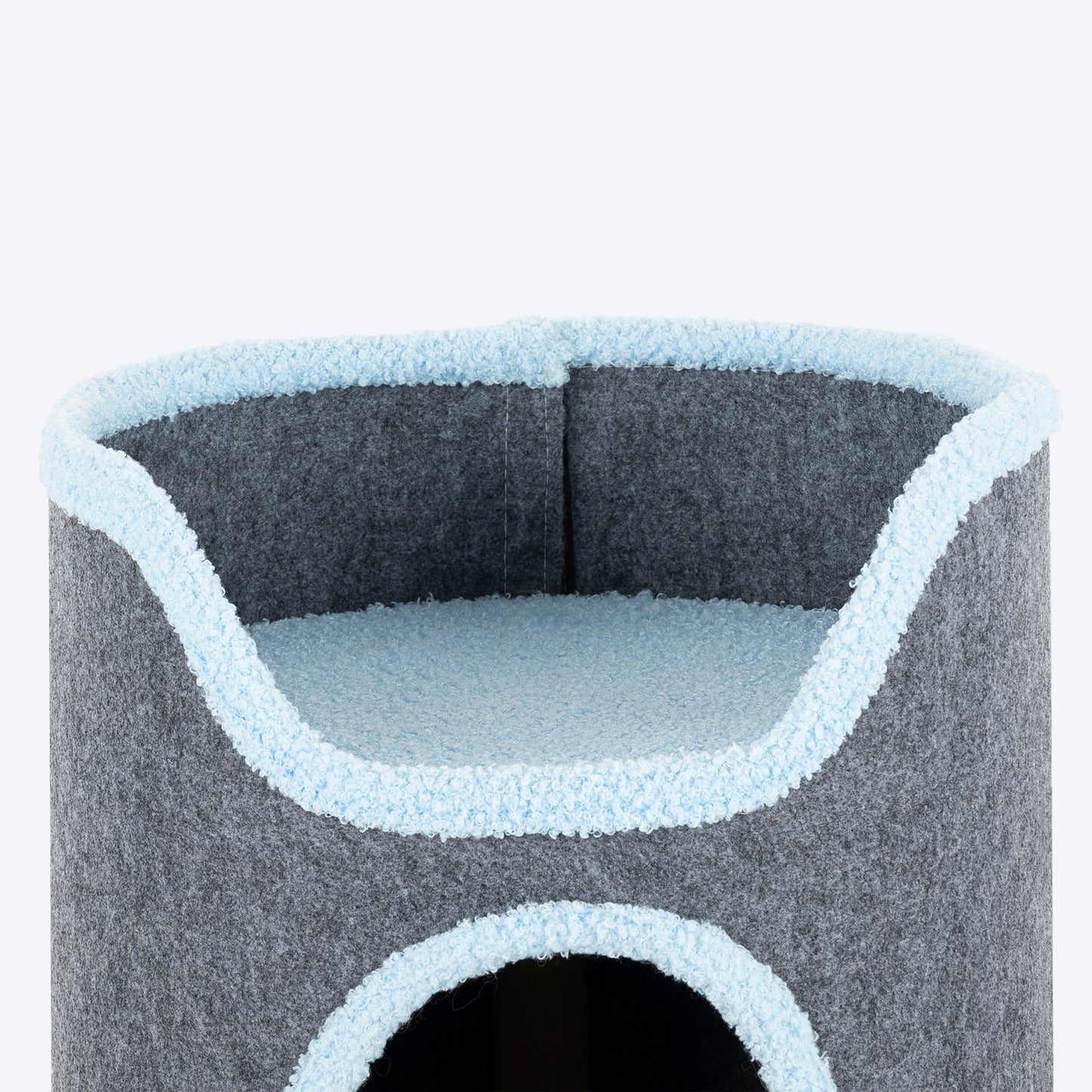 HUFT Meow Mansion Cat Tower For Cats - Grey - Heads Up For Tails