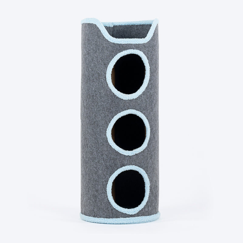 HUFT Meow Mansion Cat Tower For Cats - Grey - Heads Up For Tails