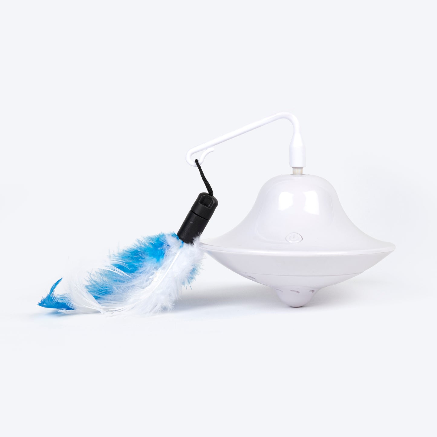 HUFT Spinny Top Interactive Toy For Cat - White - Heads Up For Tails
